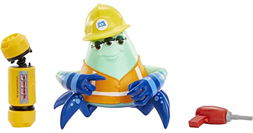 Disney Pixar GXK86 - Monster bei der Arbeit Cutter Actionfigur, Spielfigur aus Disney Plus zum Sammeln mit Zubehör, ca. 12 cm groß, Spielzeug ab 3 Jahren von Disney Pixar
