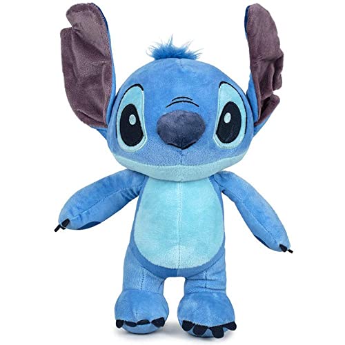 Plüsch Stitch Blue Alien - Höhe 30cm - MIT Sound Hawaiianische Musik Hawaii - Offizielles Disney von Disney