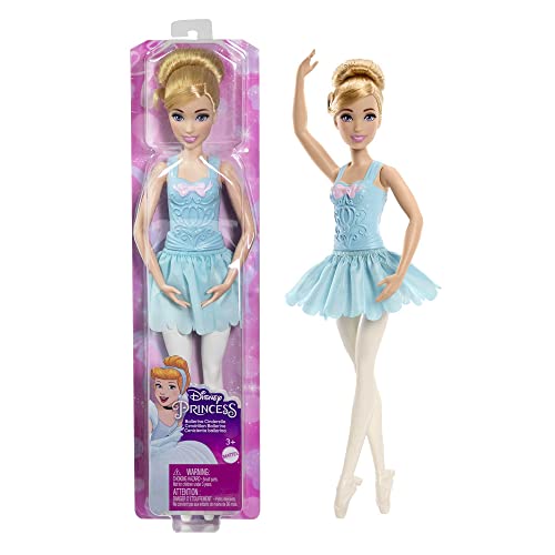 Disney Prinzessin Ballerina Cinderella Puppe für Mädchen ab 3 Jahren von Disney