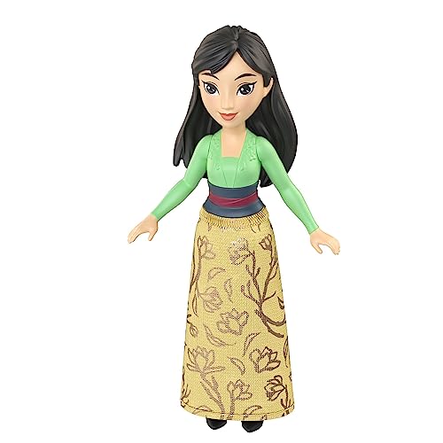 Disney Prinzessin Mini Mulan Puppe 9 cm für Mädchen ab 3 Jahren von Disney