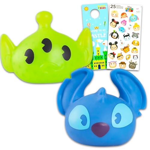 Disney Squishy Spielzeug für Kinder – Bündel mit Stich und Spielzeuggeschichte, Alien-Stressbälle plus Aufkleber, mehr | Disney Squishy Fidget Spielzeug für Jungen, Mädchen von Disney