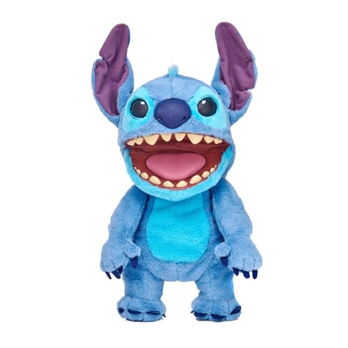 Disney - Stitch FX, Lilo & Stitch Plüschtich, elektronisches Plüschtier, 45 cm, 100+ Kombinationen von Aktionen und Klängen, realistisches Spielzeug mit Sensoren und Reaktionen, ab 6 Jahren, berühmt Disney - Stitch FX, Lilo & Stitch Plüschtich, elektronisches Plüschtier, 45 cm, 100+ Kombinationen von Aktionen und Klängen, realistisches Spielzeug mit Sensoren und Reaktionen, ab 6 Jahren, berühmt von Disney