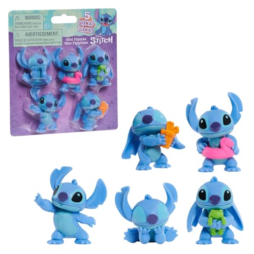 Just Play Jungen Stitch Vorteilspackung mit 5 Figuren, Mehrfarbig, 15.24 von Just Play