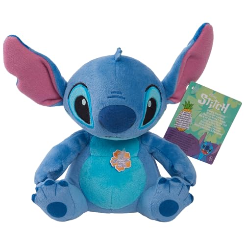 Stitch Disney Sound and Scent, 15 cm, kleines Plüschtier, blau, Außerirdischer, Kinderspielzeug ab 2 Jahren von Just Play von Stitch