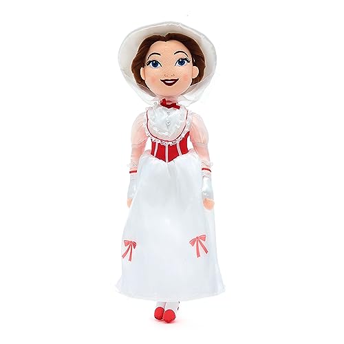 Disney Store Offizielle Mary Poppins Weichpuppe, 45 cm, Plüschfigur mit Gestickten Details, Geeignet ab Geburt von Disney Store