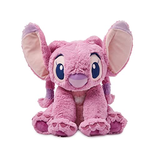 Disney Store Official Angel Medium Soft Toy, Lilo & Stitch, Kids Fluffy Plüsch Charakter mit flexiblen Ohren und gestickten Funktionen - Medium 15 3/4" - Geeignet für Alter 0+ von Disney