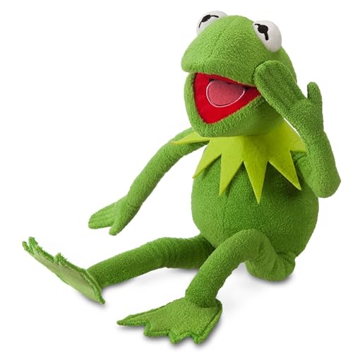 Disney Store Official Kermit der Frosch Plüsch – Kultiges 40,6 cm weiches Spielzeug aus der Muppets-Kollektion – perfekt verarbeitet für Fans und Kinder – langlebiges und kuscheliges Design – Muppet von Disney