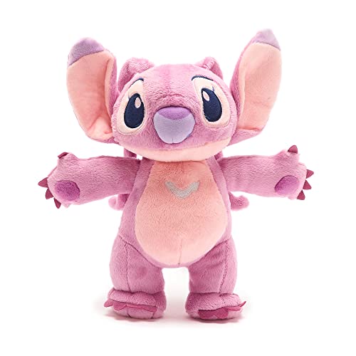 Disney Store Offizielle mittelgroßes Kuscheltier Angel, Lilo & Stitch, 28 cm, Kuscheltier für intergalaktisches Kuscheln aus superweichem Material mit Stickereien, geeignet ab 12 Monaten von Disney Store