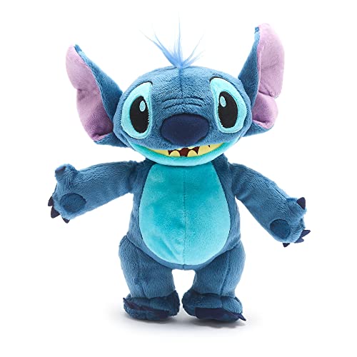 Disney Store Offizielles stehendes Kuscheltier Stitch, Lilo & Stitch, 22 cm, Kuscheltier für intergalaktisches Kuscheln mit Stickereien, aus extraweichem Stoff, geeignet ab 0 Jahren von Disney Store