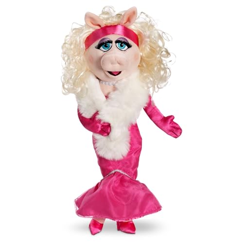 Disney Store Offizielles Miss Piggy Plüschtier – Kultige 48,3 cm Diva aus der Muppets-Kollektion – Glamouröses und detailliertes Design für Fans und Kinder – Muppet Show Diva Sammlerstück von Disney