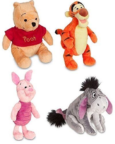 Disney Store Original Winnie the Pooh Plush Set of 4 with Piglet, Tigger, Winnie and Eeyore by Disney Interactive Studios von Disney