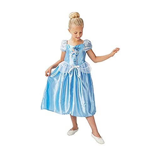 Rubie's IT620640-S, Kostüm Cenerentola Disney Princess, Bambini, Azzurro,Größe L (7 - 8 Jahre) / 128 cm von Disney