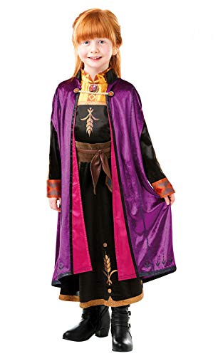Disney Rubie's Official Frozen 2 Anna Deluxe Kleid, Kostüm für Kinder, Größe 9-10 Jahre Disney Rubie's Official Frozen 2 Anna Deluxe Kleid, Kostüm für Kinder, Größe 9-10 Jahre von Disney