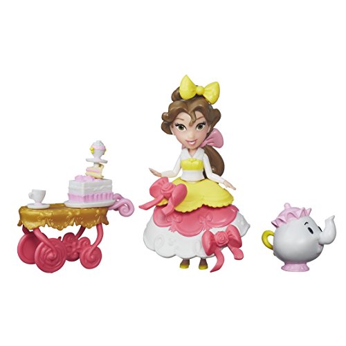 Hasbro Disney Prinzessin B5335ES0 - Disney Prinzessin Little Kingdom Belles Servierwagen, Figuren von Disney