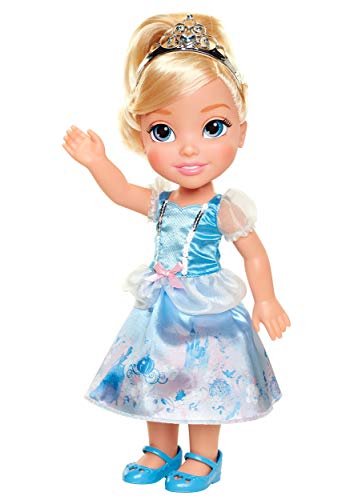 Jakks 78848-11L-6 - Disney Princess Cinderella, Puppe ca. 35 cm groß, beweglich, mit wunderschönem Kleid und Royal Reflection Augen, für Kinder ab 3 Jahre von Disney