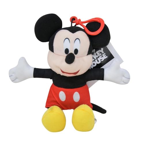 Mickey Mouse 15,2 cm Plüsch Reißverschluss Pull - Stofftier Clip Zubehör für Taschen und Rucksäcke Mickey Mouse 15,2 cm Plüsch Reißverschluss Pull - Stofftier Clip Zubehör für Taschen und Rucksäcke von Disney