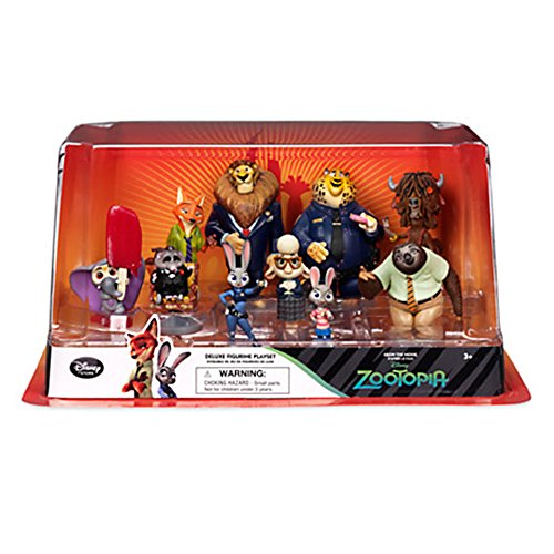 Offizielle Disney Zootropolis Deluxe 10 Figur Spielset von Disney