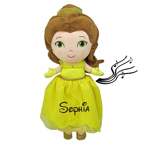 Princess Belle Musikspielzeug für Babys, Stofftierfigur, offizielles Lizenzprodukt, musikalisches Andenken, Geschenk mit individuellem Namen Princess Belle Musikspielzeug für Babys, Stofftierfigur, offizielles Lizenzprodukt, musikalisches Andenken, Geschenk mit individuellem Namen von Disney