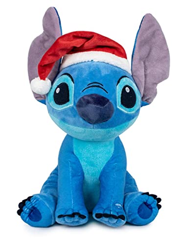 Stitch Plüschtier 26 cm mit Weihnachtsmütze von Disney