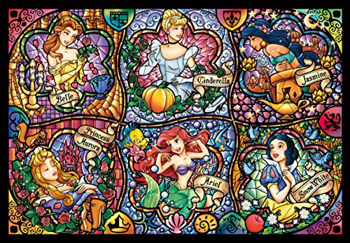 Tenyo Disney Brilliant Prinzessin Buntglas Gyutto Serie Puzzle (500 Teile) von Disney