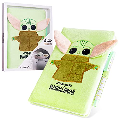 Disney The Mandalorian A5 Notizbuch und Stift-Set für Jungen, Mädchen, Teenager, Baby Yoda Toys Kids Journal, offizielles Merchandise von Disney