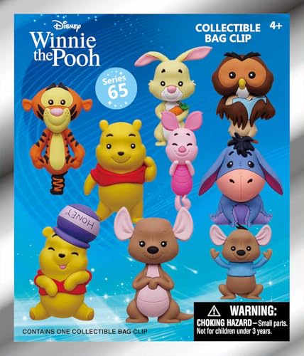 Winnie Puuh Serie 65 3D-Schaumstoff-Taschenclip, 24 Stück, PDQ Winnie Puuh Serie 65 3D-Schaumstoff-Taschenclip, 24 Stück, PDQ von Disney