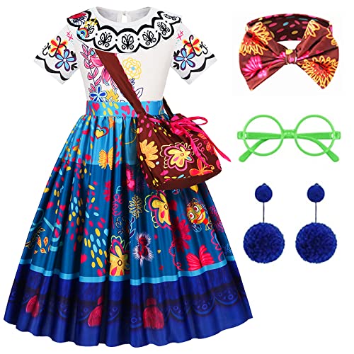 Disnnie Mirabel Kostüm Mädchen - Isabela Kleider Kinder Encanto Kostüme Cosplay Karneval Prinzessin Kleid Karneval Party Halloween Fest Weihnachten Verkleidung mit Zubehör Disnnie Mirabel Kostüm Mädchen - Isabela Kleider Kinder Encanto Kostüme Cosplay Karneval Prinzessin Kleid Karneval Party Halloween Fest Weihnachten Verkleidung mit Zubehör von Disnnie
