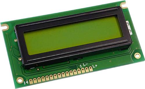 Display Elektronik LCD-Display Gelb-Grün 16 x 2 Pixel (B x H x T) 84 x 44 x 10.1mm DEM16217SYH-LY von Display Elektronik