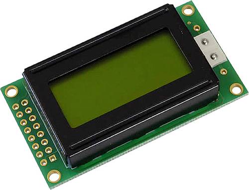 Display Elektronik LCD-Display Gelb-Grün (B x H x T) 58 x 32 x 10.5mm DEM08202SYH-LY von Display Elektronik