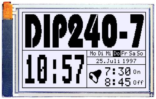 Display Elektronik Grafik-Display Weiß 240 x 128 Pixel (B x H x T) 113.00 x 70.00 x 10.8mm von Display Elektronik