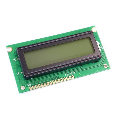 Display Elektronik LCD-Display Schwarz Amber (B x H x T) 84 x 44 x 12.4mm DEM16217FGH-LA von Display Elektronik