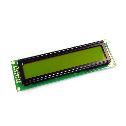 Display Elektronik LCD-Display Schwarz Gelb-Grün (B x H x T) 118 x 36 x 13.5mm DEM24252SYH-LY von Display Elektronik