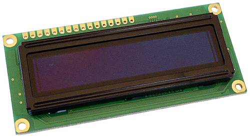 Display Elektronik OLED-Modul Gelb Schwarz 16 x 2 Pixel (B x H x T) 80 x 10 x 36mm DEP16201-Y von Display Elektronik