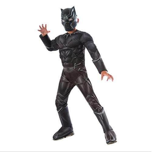 Diudiul Halloween Black Panther Held Deluxe Kostüme Für Kinder Party Cosplay Kostüm von Diudiul