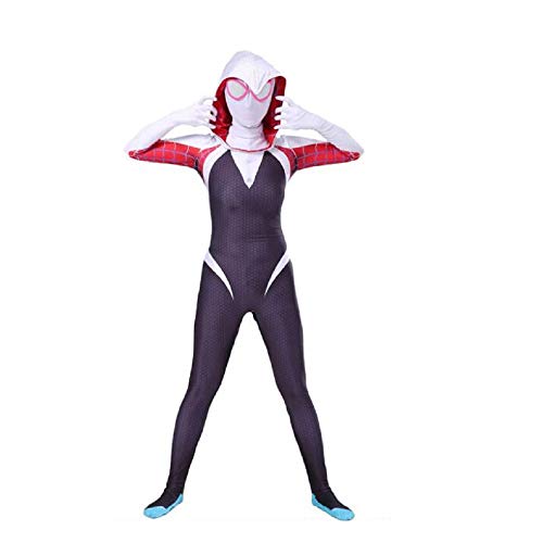 Diudiul Luxus Kids Superheld Spiderman Kostüme für Kinder Action Dress Ups und Zubehör Party Cosplay Kostüm (S(110-120cm), Pink) von Diudiul