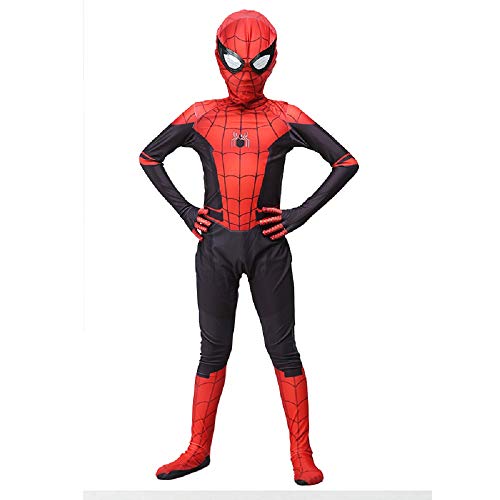 Diudiul Kids Venom Symbiotisch Spiderman Kostüme für Kinder Action Dress Ups und Zubehör Party Cosplay Kostüm (Far From Home, 3XL(160-170cm)) von Diudiul