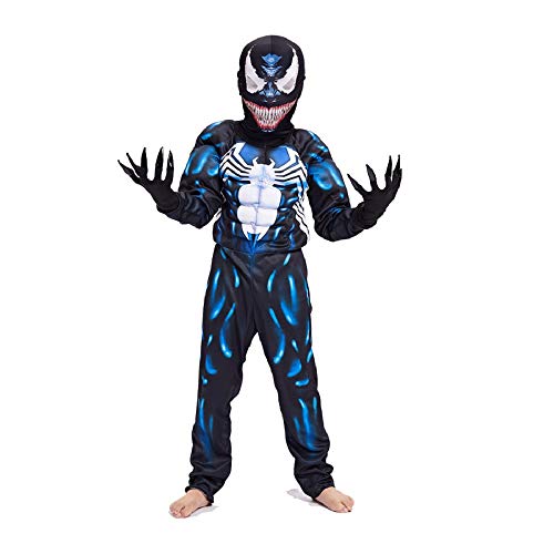 Diudiul Venom Spiderman Kostüme für Kinder Action Dress Ups und Zubehör Party Cosplay Kostüm von Diudiul