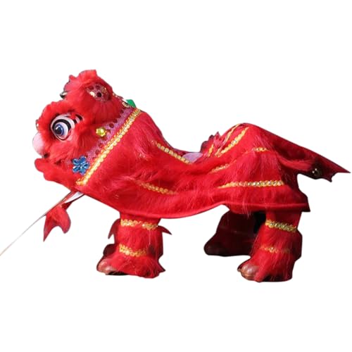 Handpuppe mit Fäden, auffälliges Design, 38x20 cm, traditionelle chinesische Puppe, Löwentanz Marionette, handgefertigtes Handwerk, für Festivals und Theatershows von Diuyzoc
