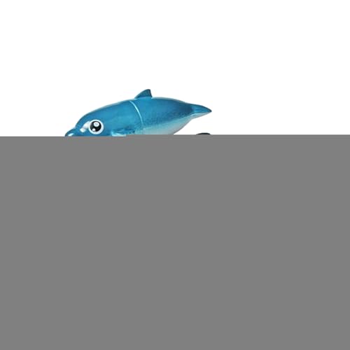 Kinderbadesspielzeug, schwimmendes Delphinspielzeug, interaktives Wasserspiel, EIN frühes Lernen, batteriebetriebene Bewegung, 1 Stück, für Kleinkinder-Vorschule Badewanne Spaß von Diuyzoc