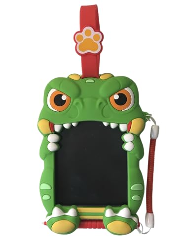 Dino Lern-Tablett zum Zeichnen und Schreiben, ideal für Vorschulalter, LCD-Display 10,2 cm (4 Zoll), mit Radiergummi und Stift von Diver Tablet Animal