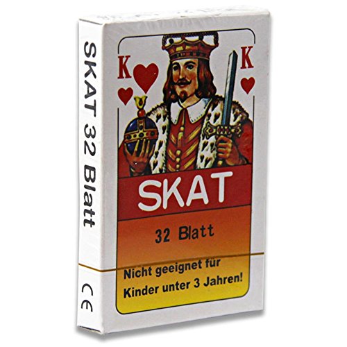 12 x Skatkarten Skatkarte Spielkarte 32 Blatt Skat Karten Französische Blatt von Paul Import GmbH