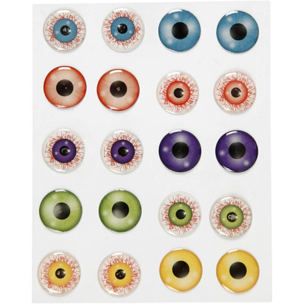 3D-Augen, Durchm. 20 mm, 1 Blatt von Diverse