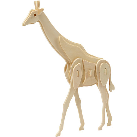 3D-Figur zum Zusammensetzen, Giraffe, Größe 20x4,2x25 cm, 1 Stk 3D-Figur zum Zusammensetzen, Giraffe, Größe 20x4,2x25 cm, 1 Stk von Diverse