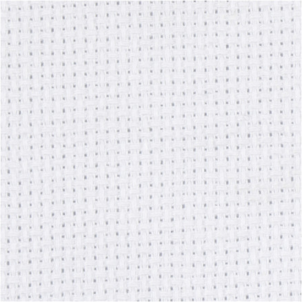Aida-Stoff, B 150 cm, 70 Kästchen pro 10 cm, Weiß, 3 m/ 1 Stk von Diverse