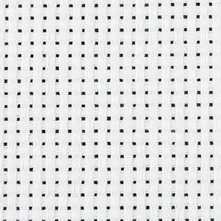 Aida-Stoff, B 150 cm, 35 Kästchen pro 10 cm, Weiß, 3 m/ 1 Stk von Diverse