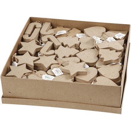 Anhänger für Weihnachten, H 7-8 cm, 174 Stk/ 1 Pck von Diverse