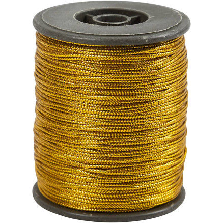 Anhängerband, Dicke 0,5 mm, Gold, 100 m/ 1 Rolle Anhängerband, Dicke 0,5 mm, Gold, 100 m/ 1 Rolle von Diverse