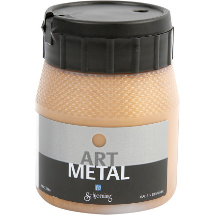 Bastelfarbe Metallic, Dunkelgold (5106), 250ml/ 1 Flasche. von Diverse