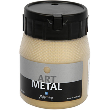 Bastelfarbe Metallic, Hellgold (5102), 250ml/ 1 Flasche von Diverse