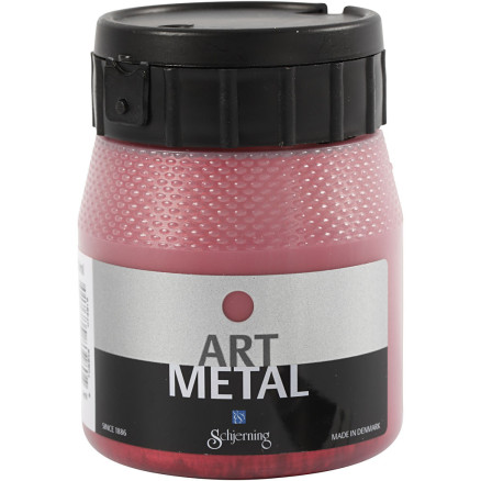 Bastelfarbe Metallic, lavarot (5112), 250ml/ 1 Flasche. von Diverse